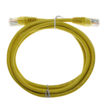 Custom yellow unshielded RJ45 cat6 network patch cord